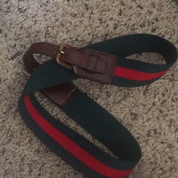Coach GUCCI vintage striped belt Authentic 💯 - Picture 2 of 4